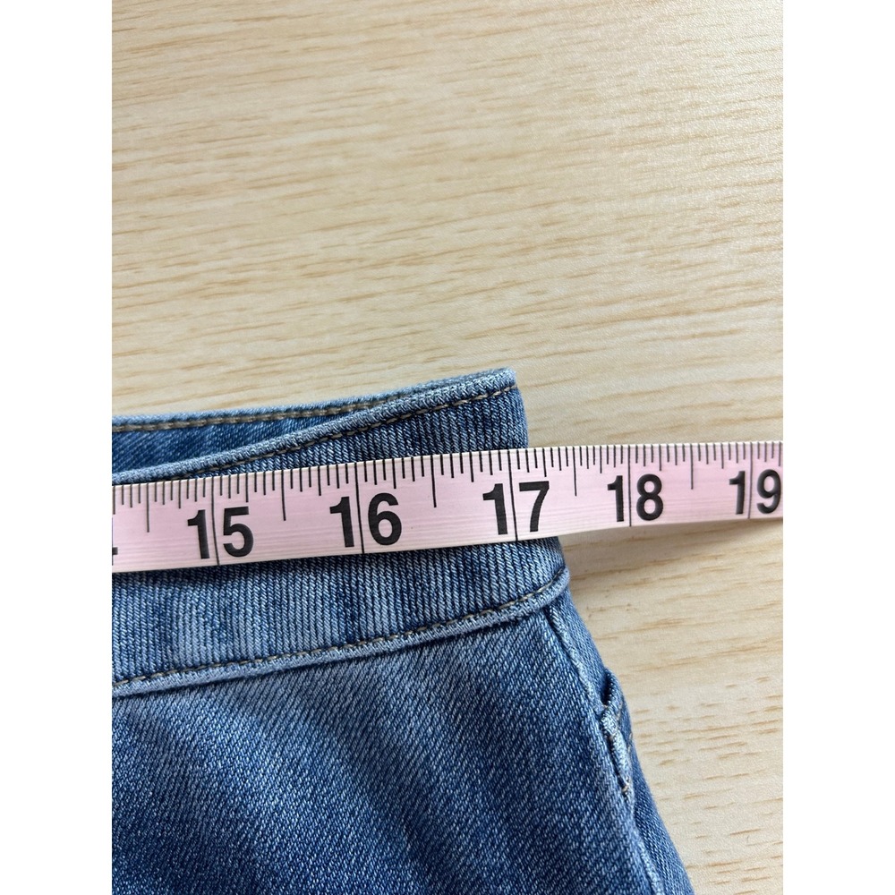 KUT from the Kloth Meg Jeans Wide Leg Size 14P Blue High Rise Stretch Denim blue - Picture 6 of 10